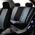 FH Group Automotive Rear Car Seat Covers for SUV, Trucks, Sedan and More - Universal Fit Front High Back & Rear Solid Bench D