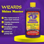 Wizards Shine Master Polish and Breathable Sealant - 16 oz - No Wax or Free Silicone - Polishes and Protects with No Greasy Film - Wax Replacement Car Polishing Compound for Boat and Car Polish
