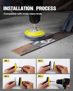 143 PCS Drill Polishing Kit, 3 Inch Sanding Disc Headlight Restoration Kit 60 to 10000 Grit Buffing Pads for Car Sanding, Wax