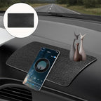 2Pack Dash Anti-Slip Mat, Sticky Pad for Car Dashboard, High Temperature Resistant Grid Style PU Dash Sticky Pad for Phone GP