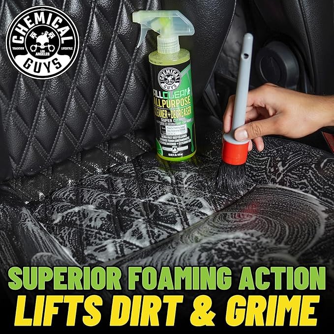 Chemical Guys All Clean+ Citrus All Purpose Cleaner (2 x 16 Fl Oz) – Interior & Exterior Multi-Surface Degreaser & Stain Remo