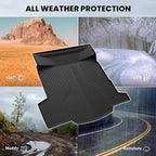 LASFIT Trunk Mat for Chevrolet Chevy Impala 2014-2020 (Not Fit Equipped with The Auto Stop/Start System), All Weather TPE Custom Fit Cargo Mat Trunk Liner for Chevy Impala Accessories, Black