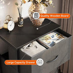 AODK Dresser for Bedroom Nightstand Small Dressers Chest of Drawers End Table for Living Room, Closet Dresser with 3 Storage 