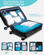 Compression Packing Cubes, Gonex Extensible Storage Mesh Bags Organizers