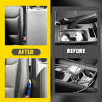 2 PCS Car Seat Gap Filler Organizer, Auto Interior Accessories Multifunctional Car Gap Fillers, Universal Car Seat Storage Organizer to Fill the Gap Space Between the Console and Seats, Black