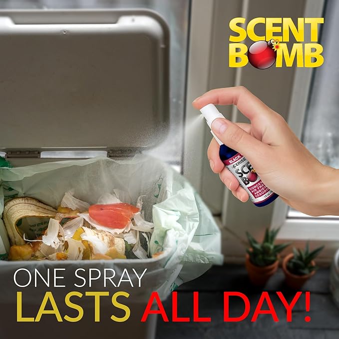 Scent Bomb Air Freshener Spray, Long-Lasting Odor Eliminator - Effective Deodorizer for Home & Car, Fresh Room Spray for Kitc