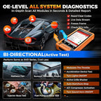 Launch Creader Elite for BMW OBD2 Scanner, 2025 Full Systems Diagnostic Bi-Directional Scan Tool, All Reset Service, ECU