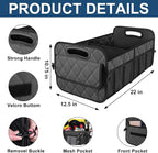 Deosk Car Trunk Organizer for SUV, Car Organizers and Storage with 6 Pocket, Car Accessories for Women/Men 50L Waterproof