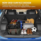 Powerty Floor Mat for Honda Prologue & Chevrolet Blazer EV 2024 2025 2026, All Weather TPE Custom Trunk Cargo Mat Liner with Backrest Mat Replacement for Honda Prologue Accessories