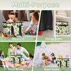 Reusable Grocery Bag, Foldable Large Shopping Tote Bag for Groceries Kitchen Picnic Car Trunk