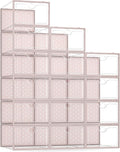 Pinkpum 15 Pack X-Large Shoe Storage Boxes, Shoe Organizer for Closet Clear Plastic Stackable Shoe Dispaly Case Bins Holder, 