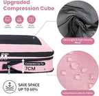 Compression Packing Cubes for Travel, Lightweight Vacation Travel Essentials, Travel Accessories for Suitcase Organizer Bags 