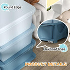 Qaba 3 Tier Kids Storage Unit, Toy Organizers and Storage with 3 Drawer Chest for Kids Bedroom Nursery Kindergarten Living Ro