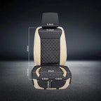 Elantrip 2PCs Front Car Seat Covers Leather Car Seat Protector Universal fit for Most Cars SUVs and Trucks Water Proof Seat P