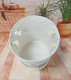 Round Laundry Basket Storage Bins Nursery Hamper Gift Baskets for Home,Office,Home Decor
