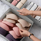 Criusia Drawer Organizer Clothes, 8 Pack Dresser Organizer for Underwear, Sock, Baby Clothes- Foldable Closet Organization an