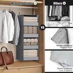 GRANNY SAYS 4-Shelf Hanging Organizer, Closet Hanging Shelves, Closet Hanging Storage Organizers, Organization for Bedroom, L