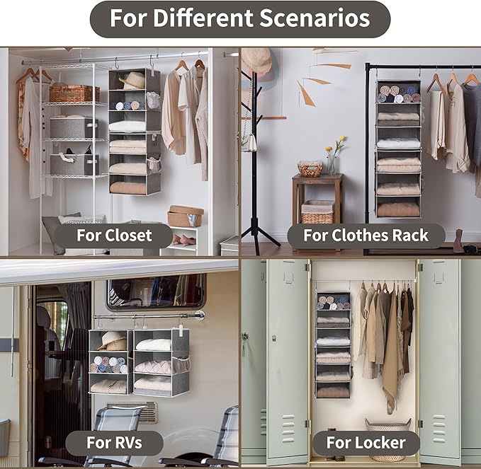 Jumbo Closet Organizers with Under Bed Shoe Storage