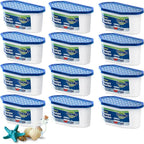 Moisture Absorbers, 12 Pack, Compact Dehumidifier for Closet, Efficient Humidity Absorber Boxes, Moisture Absorber for