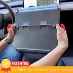 Tesla Model Y Model 3 Accessories 2020 to 2026, Car Eating Food Table Alset Tray, Center Console Organizer, for Autopilot, Road Trips. Anti-Slip Mat for Stability. (Tray ONLY)