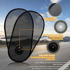 1 Pack Car Window Shades for Baby - Rotatable Sun Visor for Side Window, Fits Driver/Passenger/Rear Windows, Mesh Sun