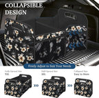 Femuar Car Trunk Organizer, Car Storage Organizer with Large Capacity Waterproof Collapsible Trunk Organizer for Car Suv/Jeep/Sedan