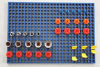 Organizer Genie - Four Blue Pegboard Set to organize your Sockets, Wrenches, Pliers, Screwdrivers, Bits and All Other Tools L