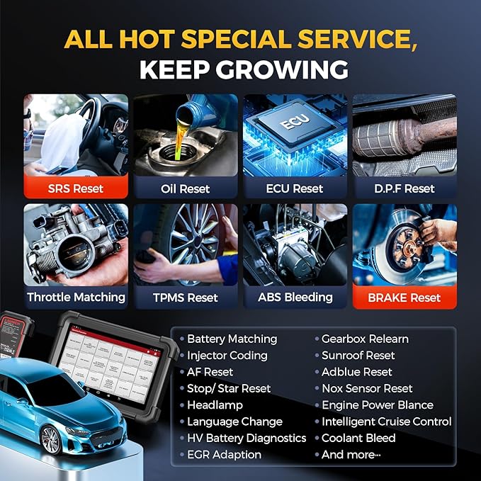 LAUNCH X431 1MM0 Elite Professional Diagnostic Scanner with X-PR0G3, 2026 Bi-Directional Control All System Scan Tool with