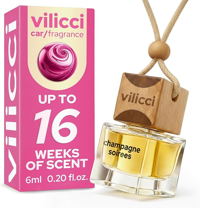 Vilicci Car Air Freshener | Luxurious Auto Perfume | Premium Hanging Air Freshener | Long Lasting Fragrance for Auto and Home