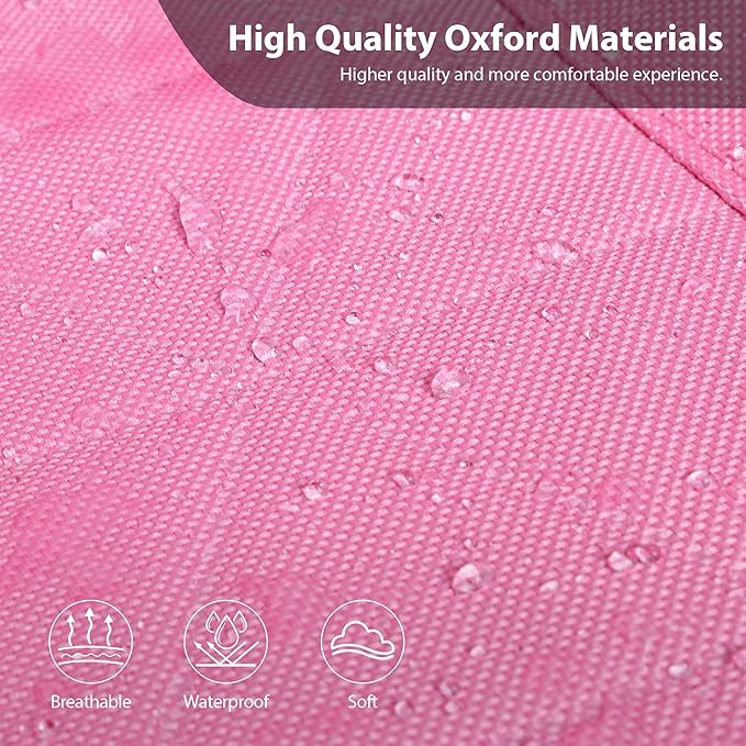 CAR PASS Pink Oxford Bling Diamond Car Seat Covers Full Set Interior Sets, Waterproof Shining Glitter Sparkly Crystal Univers