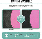 FH Group Flat Cloth Full Set Car Seat Covers Three Row 7 Seater - Universal Fit for Cars, Trucks & SUVs Pink