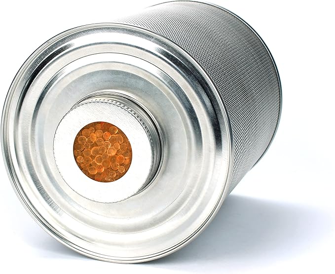 HYDROSORBENT® Silica Gel Dehumidifier Canister (750 Grams) for Gun Safes & Safe. Orange to Clear Indicating Moisture Absorber