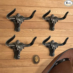Cowboy Hat Rack for Wall, Cast Iron Cowboy Hat Holder,Hat Storage Organizer Hat Hooks for Wall Western Decor for Bedroom