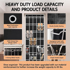 Kotkn 35 Compartment Over The Door Storage - Breathable Mesh Hanging Organizer with Large Pockets, Space Saving Design for Me