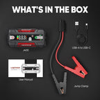 LOKITHOR J400 2000A Portable Jump Starter, 12V Lithium Battery Booster with ConnectMax Tech, Smart Digital Display, Car