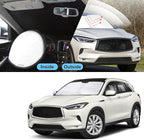 TINGLU Sun Shade for Infiniti QX50 & 2021-2025 2026 QX55 2019-2021 Accessories Windshield Sun Shade Window Shade UV Rays Protection Sun Visor Cover with Steering Wheel Sunshade Storage Bag