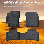 TPE Floor Mats for 2020-2026 Toyota Corolla Sedan (Include Hybrid) All Weather Car Floor Liners Fit Toyota Corolla Accessories Black