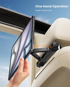 KU XIU Magnetic iPad Holder for Car Headrest,Backseat Tablet Car Mount for iPad Pro 11" M4 (2024) Only,iPad Car Holder Back Seat Travel Accessories Long Road Trip Essentials for Kids