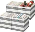 Posprica Storage Bins Storage Cubes,13×13 Collapsible Storage Boxes Containers Organizer Baskets for Nursery,Office,Closet,Sh