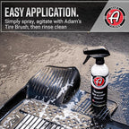 Adam's Polishes Rubber Mat & Liner Cleaner (Gallon) Protectant & Rubber Floor Mat Cleaning Solution for Car Detailing, Deep C