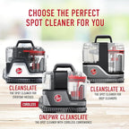 Hoover CleanSlate Plus Portable Carpet + Upholstery Spot Cleaner Machine, Powerful Suction with Versatile Tools, Pet Stain Re