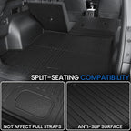 Floor Mats Set for Hyundai Tucson 2022-2025 2026 Hybrid Version (Not fit Gas and PHEV), All Weather TPE Cargo Liner Backrest Mat Trunk Mat Door Sill Guards Accessories (Hybrid Model)