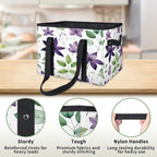 Reusable Grocery Bags Heavy Duty Shopping Bags Foldable Large Tote Bags with Long Handles & Hard Bottom