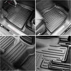 Floor Mats for 2020-2025 2026 Ford Explorer 7 seat Accessories, Cargo Mat with Backrest Mat All Weather TPE Waterproof for Ford Explorer 7 Passenger Bench Seat ST Accessories 2025 2024 2023