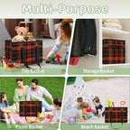 Reusable Grocery Bags Heavy Duty Shopping Bags Foldable Large Tote Bags with Long Handles & Hard Bottom