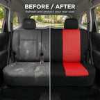 FH Group Automotive Rear Car Seat Covers for SUV, Trucks, Sedan and More - Universal Fit Front High Back & Rear Solid Bench D