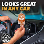 Chemical Guys Hanging Air Fresheners - Leather Scent for Cars, Trucks, SUVs, RVs, Home, Office, Work, Dorm Room, & More - 12 