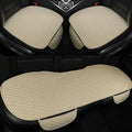 West Llama Linen Car Seat Covers,Bottom Seat Covers for Cars Include 1 Pair Front Driver Seat Pad Mat and 1 Rear Bench Cover 