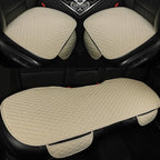 West Llama Linen Car Seat Covers,Bottom Seat Covers for Cars Include 1 Pair Front Driver Seat Pad Mat and 1 Rear Bench Cover 