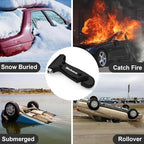 Window Breaker, 3 in 1 Emergency Escape Tool with Car Safety Hammer and Seat Belt Cutter, Safety Emergency Car Escape Tool Gi